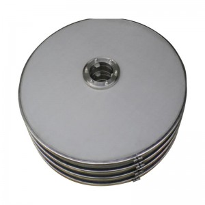 Metal mesh pressure filter plate used for recovery of precious metal catalyst